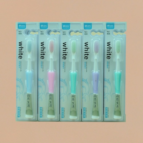 Toothbrush wholesale Han Hou 808（30 PCs/Box） soft Bristle Toothbrush