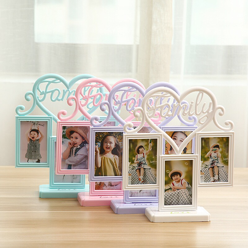 浩涛相框HT-LM7573桃心3孔（4色）