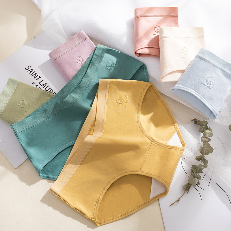 纯棉一片式无痕内裤女三角内裤少女日系新品舒适女士内裤