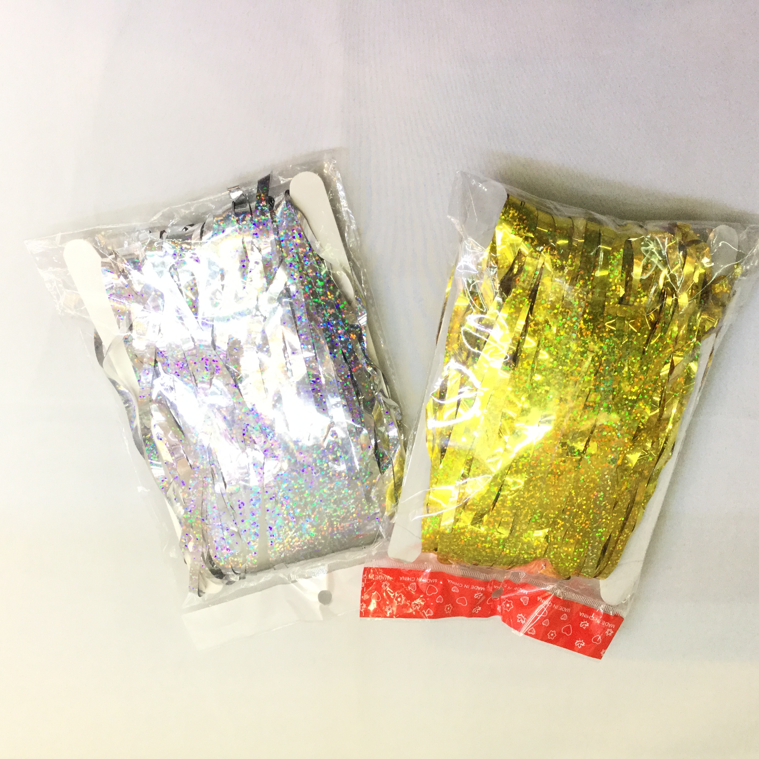 生日门帘雨丝帘压纹镭射彩条雨丝彩带背景墙装饰布置门帘生日用品