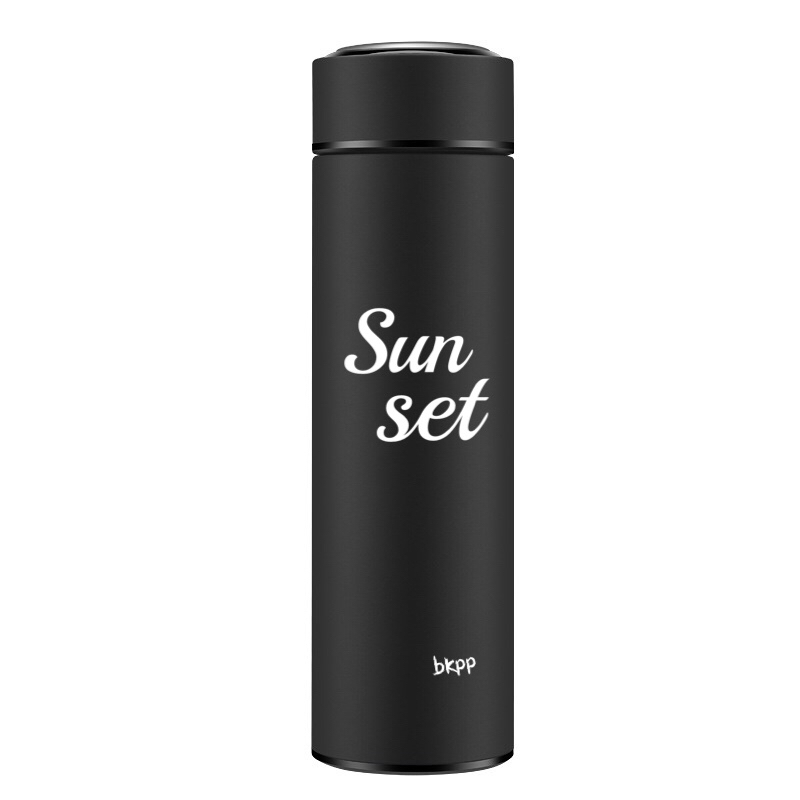 智能保温杯可以定制广告logo水杯赠品sunset