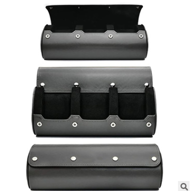 首饰收纳盒3支装PU皮革手表盒子