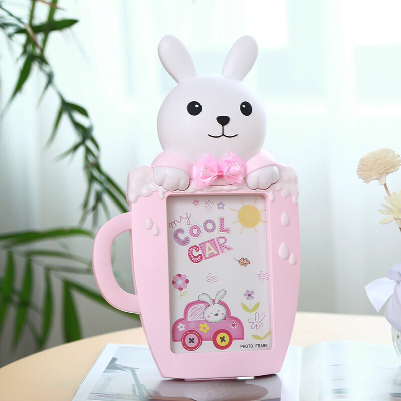 儿童相框 浩涛相框HT-TF1128水杯兔6寸（3色）