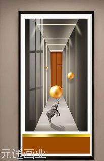 晶瓷画，玄关画