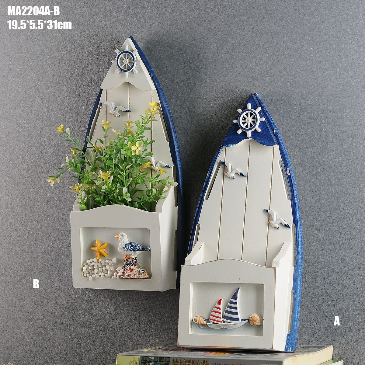 信笺盒 地中海信签盒 ZAKKA 收纳柜 家居饰品 木盒 储物盒 迈瑞恩