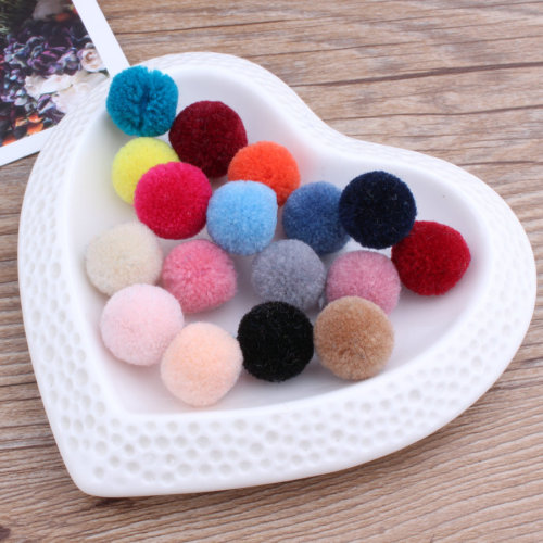 In Stock Wholesale 3cm Cashmere Fur Ball Hat Scarf Clothing Clothes Accessories Color Pompons Waxberry Ball