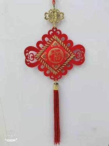 New Year Pendant Festive Gift Chinese Knot Couplet .......... 15cm Winding Single Hanging