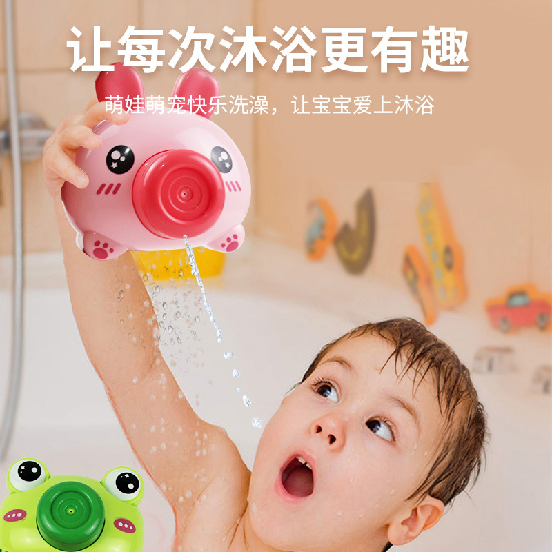 儿童喷水相机水枪小玩具 抖音网红戏水小猪相机 夜市地摊赠品批发