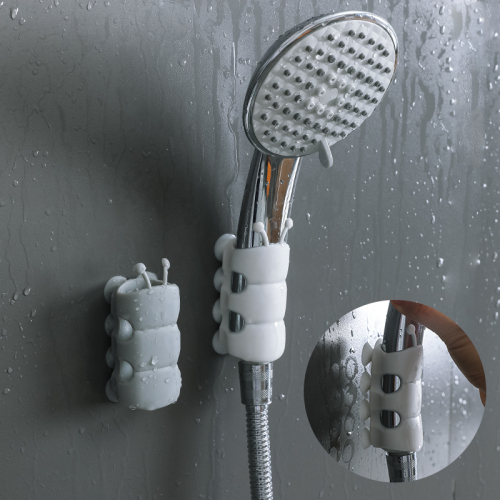 punch-free shower fixed base rain nozzle bracket suction cup shower bathroom shower head accessories