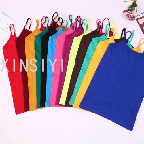 Underwear Women‘s Seamless camisole Multi-Color Spot Goods Can Be Customized Slim Fit and Comfortable 