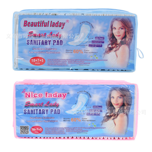 oem manufacturer labeling production dry sanitary napkin daily night extended pad export towel aunt pad