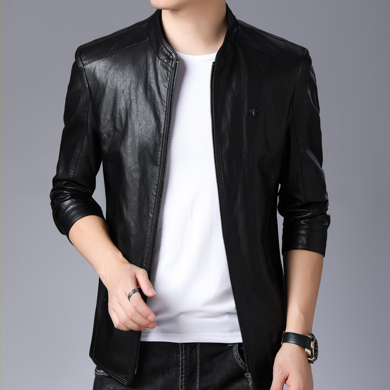 男士皮衣2020秋季新款韩版休闲外套男衣服潮流帅气pu皮夹克机车服