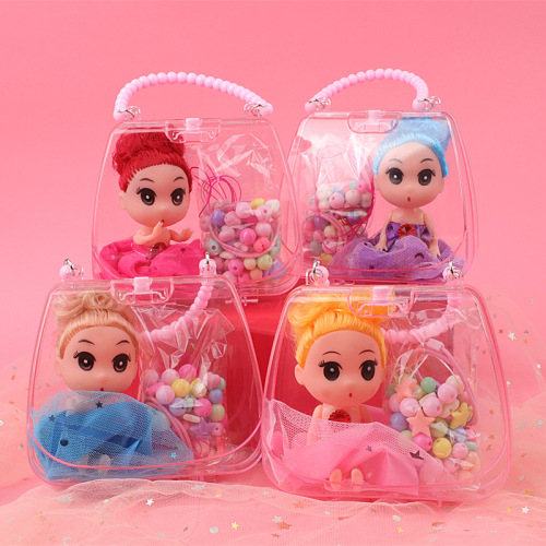 Children‘s Handbag and Bag Set | Educational Beaded Toy Girls‘ Handmade Diy Doll Material Package Wholesale