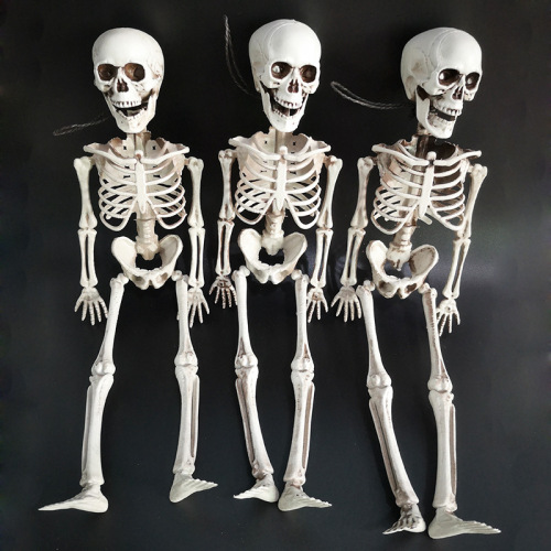 halloween skeleton skeleton ghost house bar decoration props 40cm simulation body plastic skeleton pendant ornaments