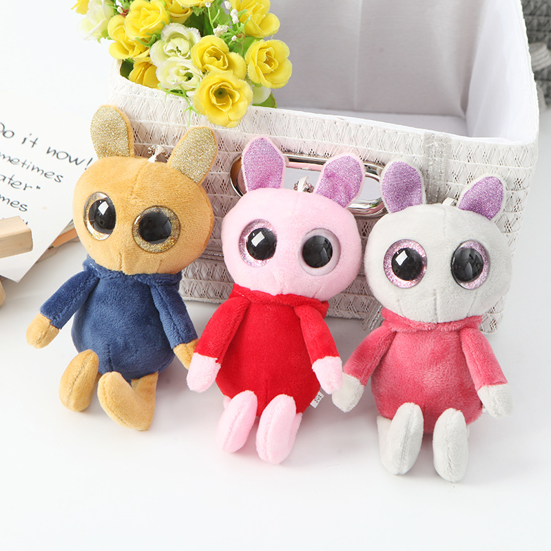 新款兔兔毛绒玩具小号公仔迷你玩偶婚庆抛洒儿童礼品兔子挂件批发