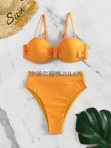 Bikini Foreign Trade Spot Available Small Wholesale AliExpress Amazon Simple Ins Style