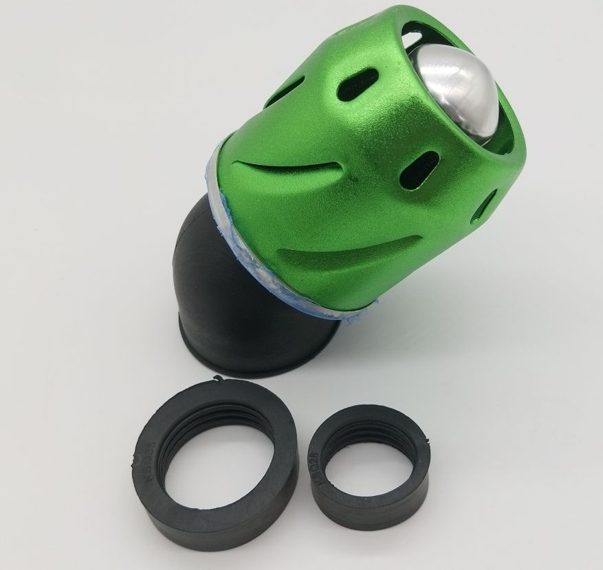 摩托车改装玻璃带壳油滤 汽油滤清器 过滤器可拆透明玻璃汽油滤芯