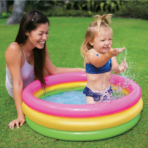 american intex58924 fluorescent inflatable swimming pool baby play pool baby bath tub bathtub