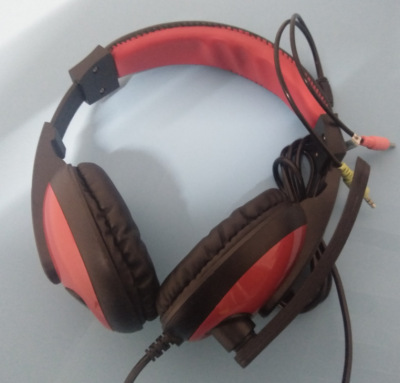 A63 Black Headset Internet Bar and Internet Café Computer Game Head-Mounted Headset Anti-Folding Anti-Fall Computer with Microphone