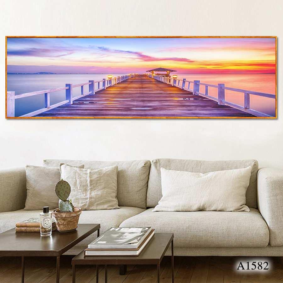 风景床头画花卉海景油画装饰画相框壁画客厅卧室壁画餐厅壁画玄关