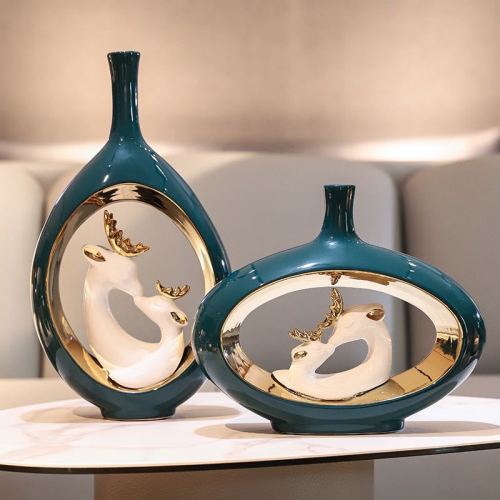 new chinese creative ceramic vase decoration tv cabinet wine cabinet american style home decoration decoration