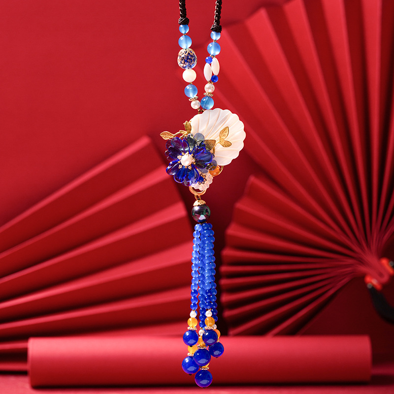 百搭长款毛衣链 diy手工女式民族风毛衣链脖子挂件配饰 一件代发