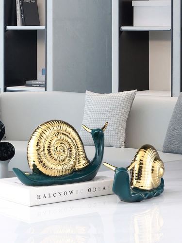 creative decoration snail decorations lovely bedroom shelf bookcase small ornament ceramic crafts