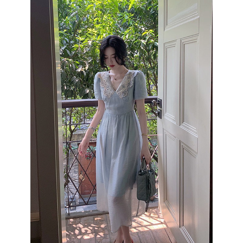 大Eees萤石仙子 长短款温柔飘逸显瘦连衣裙【新品95折】