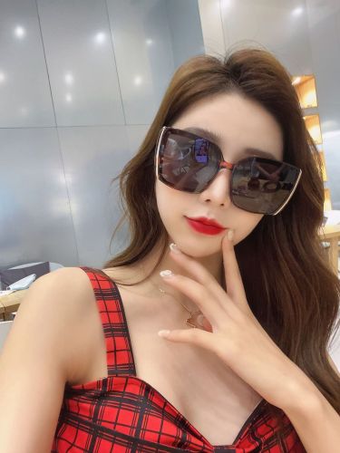 new fashion box korean style sunglasses trendy ladies online celebrity tiktok street shot sunglasses female 5159