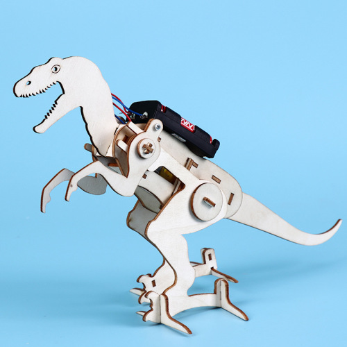 Creative Technology Small Production Electric Crawling Tyrannosaurus Dinosaur Elementary School Student Invention Children‘s Science Experiment Equipment