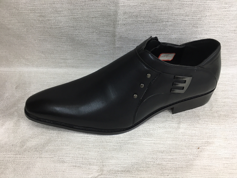 外贸黑色西装皮鞋