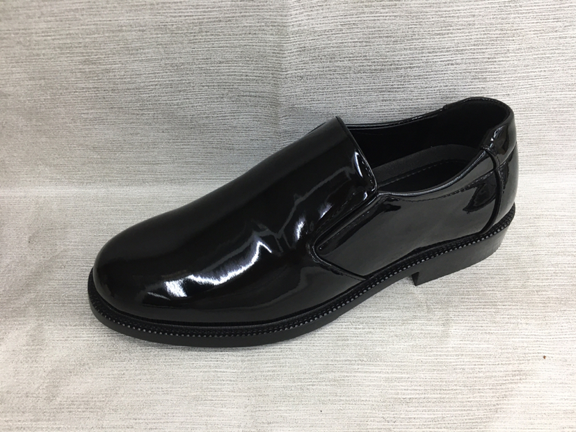 外贸男士保安安全皮鞋