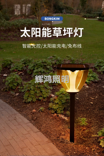 Amazon Cross-Border E-Commerce New Solar Garden Lamp， Solar Lawn Lamp， Solar Wall Lamp