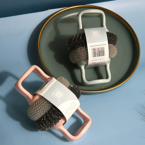 Factory Supply Wire Brush Multi-Purpose Kitchen Dishwashing Pot Brush Candy Color Cleaning Not Afraid of High Temperature