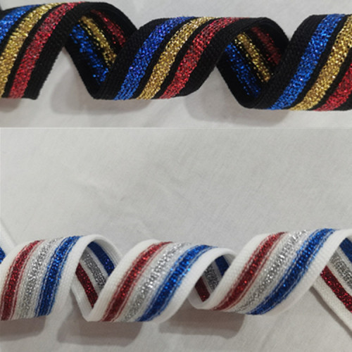 clothing accessories ribbon color stripe leisure sports clothes pants decorative side strip knitted edge band