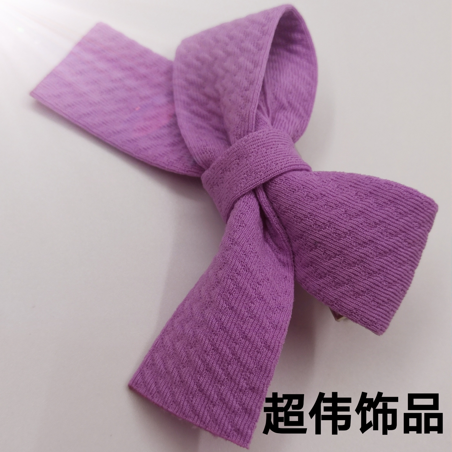 韩系少女蝴蝶结平板亚麻美气质糖果色夏季新款刘海边头饰发饰