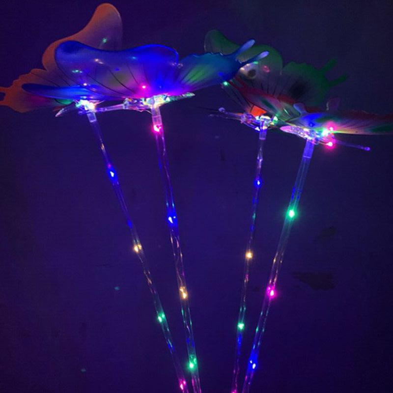 厂家直销发光蝴蝶棒广场玩具地摊爆款小商品网红款儿童玩具批发