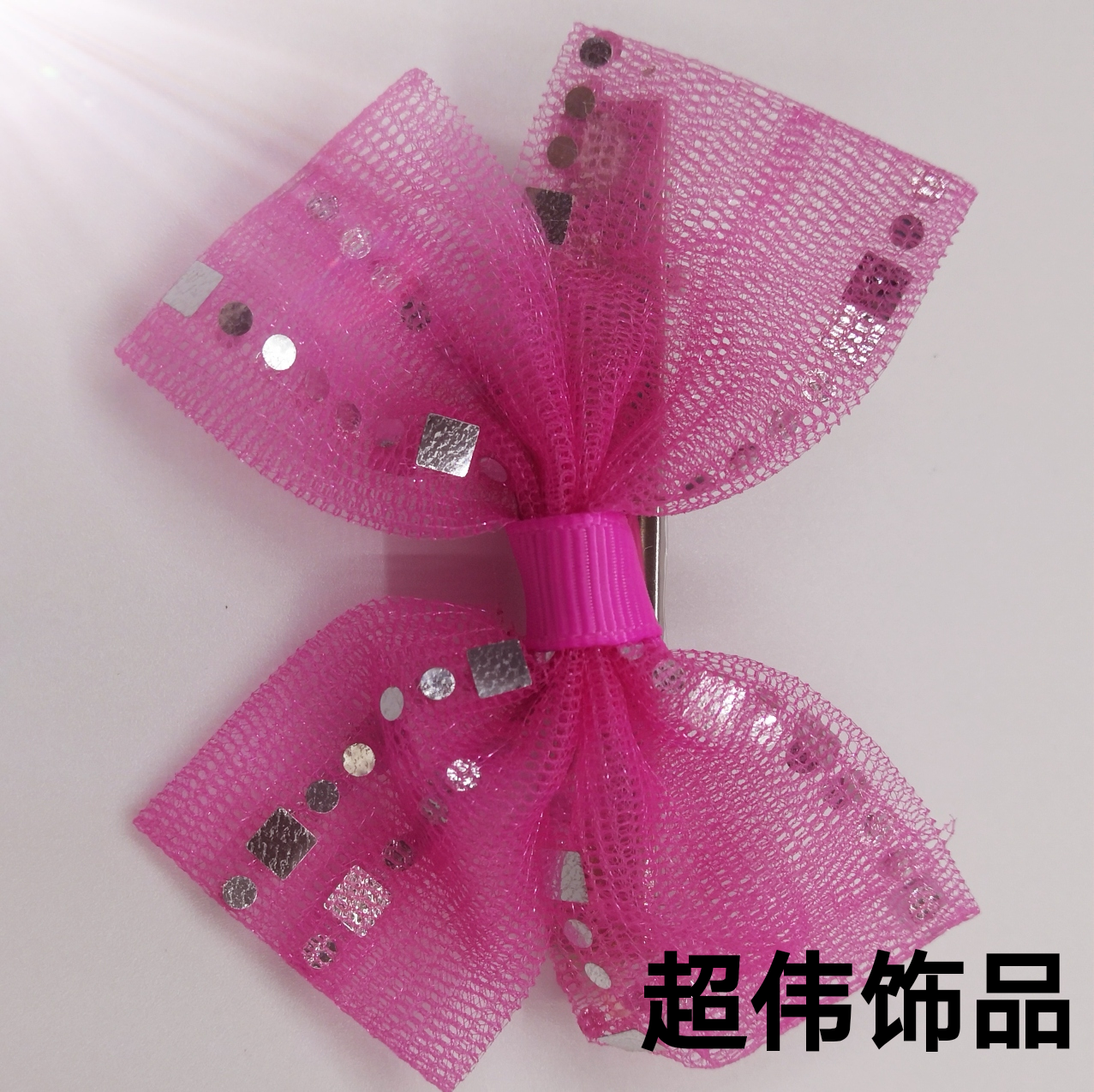 韩系少女蝴蝶结日系小格子甜美气质糖果色夏季新款刘海边头饰发饰