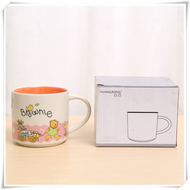 cartoon cup cute ceramic mug kid‘s mug milk cup breakfast cup couple cup