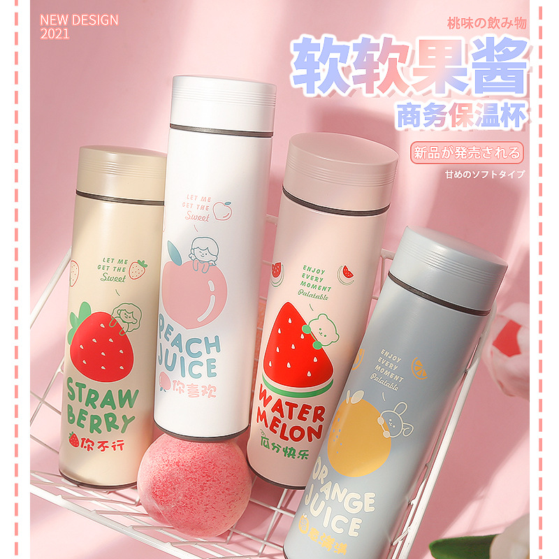 厂家直销新款不锈钢保温杯时尚便携网红水杯商务直杯礼品杯子批发