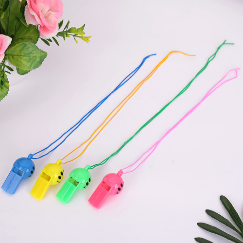 plastic smiley whistle world cup football whistle referee whistle children gift cheer props stall toys