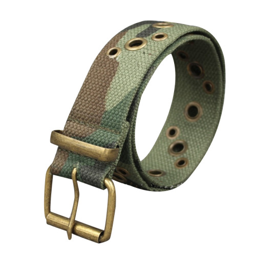 factory wholesale children camouflage belt camping outdoor equipment pin buckle military training belt sports wholesale waist decoration