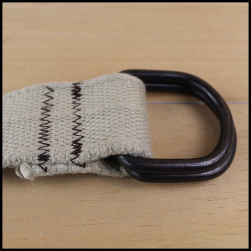 All Cotton Young and Middle-Aged Leisure Ribbon Woven Fabric Belt D Buckle Belt Pant Belt Custom Wholesale Adult Belt