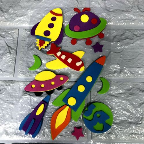 eva layer stickers sponge stickers handmade puzzle 3d stickers diy material package school wall sticker decoration