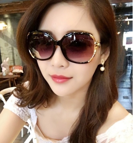 special sale sunglasses women‘s fashion glasses korean style flower hollow painted rose sunglasses