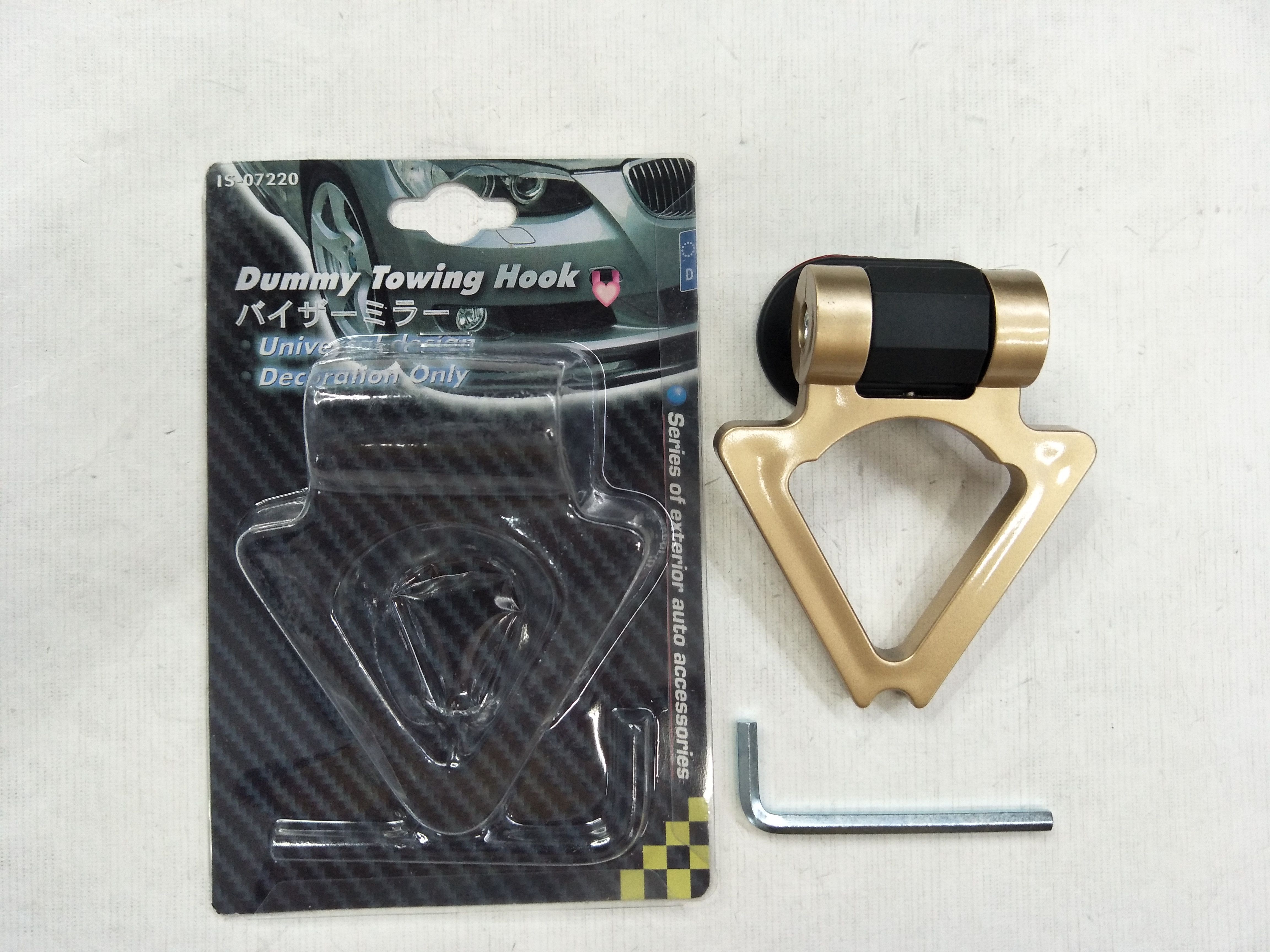 厂家直供汽车改装前杠铝合金拖车钩日系车型通用三角形牵引钩