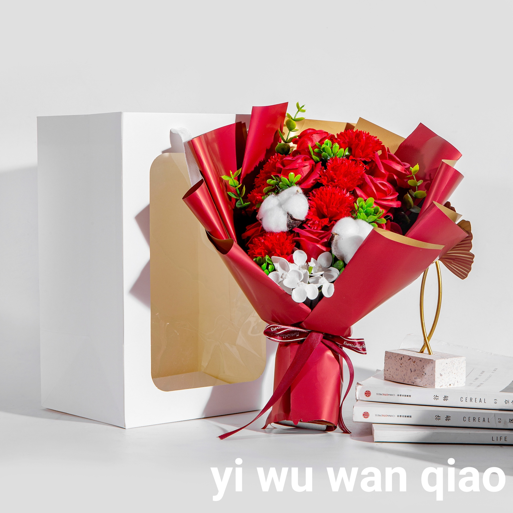 毕业季七夕情人节教师节圣诞节工艺香皂肥皂玫瑰花结婚玫瑰礼盒