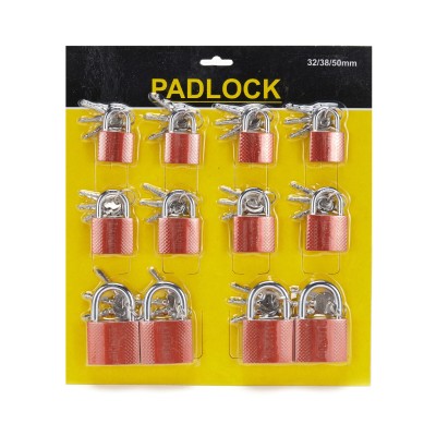 Grid Red Bronze Cross Lock Embossed Lock Combination Suction Card Lock Word Lock Atomic Lock Cross Lock Padlock