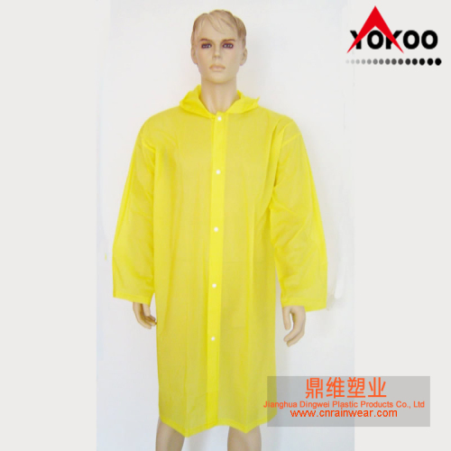 Pink PVC Gown Raincoat Wholesale PVC Adult Thickened One-Piece Raincoat Non-Disposable Raincoat Wholesale