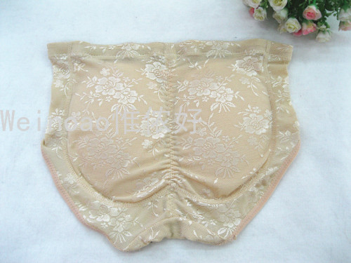 new lace hip-lifting pants hip-increasing and pad hip-lifting underwear sexy raised buttocks 6538
